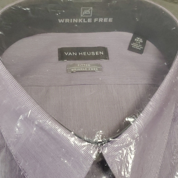 Van Heusen Fitted 16 1/2 34/35 L Dress Shirt - Picture 2 of 6